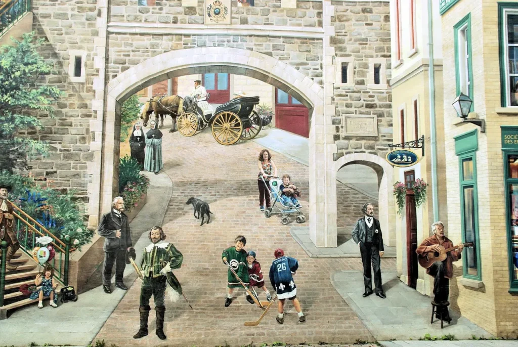 Attractions touristiques au Canada_La Fresque des Québécois