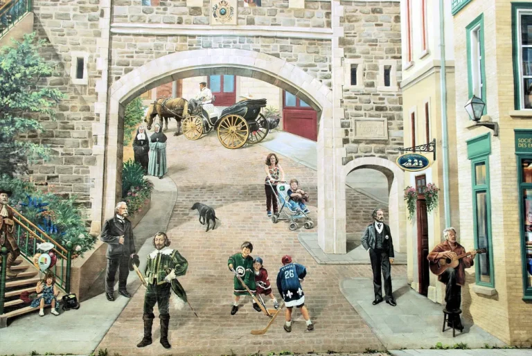 Attractions touristiques au Canada_La Fresque des Québécois